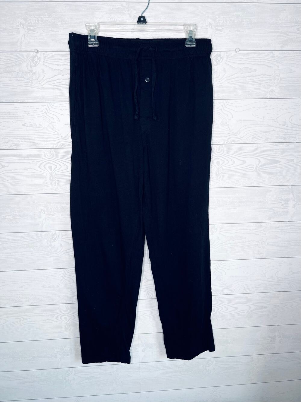 Fruit of the Loom men's black pajama/lounge pants Size Medium